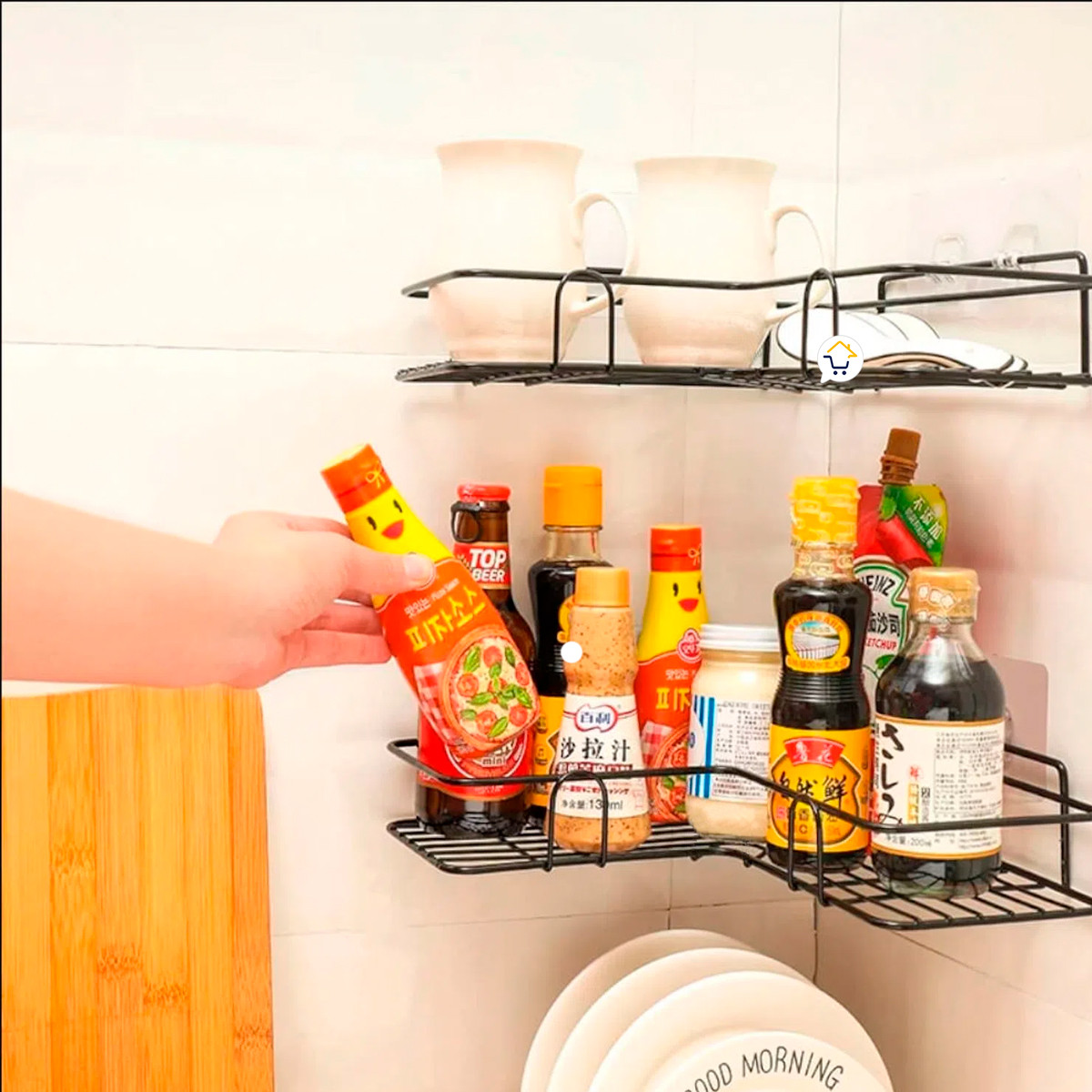 Miniatura 5 de Estante Organizador Pared Adhesivo 9204